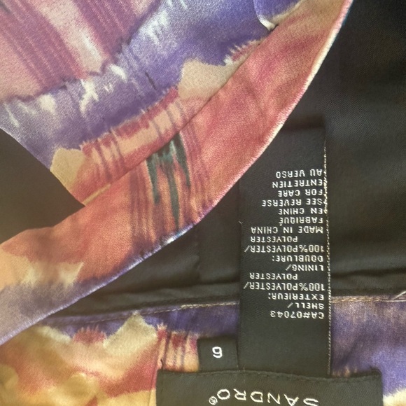 Sandro size 6 EUC Vibrant Patterned Mini Skirt - Picture 12 of 14